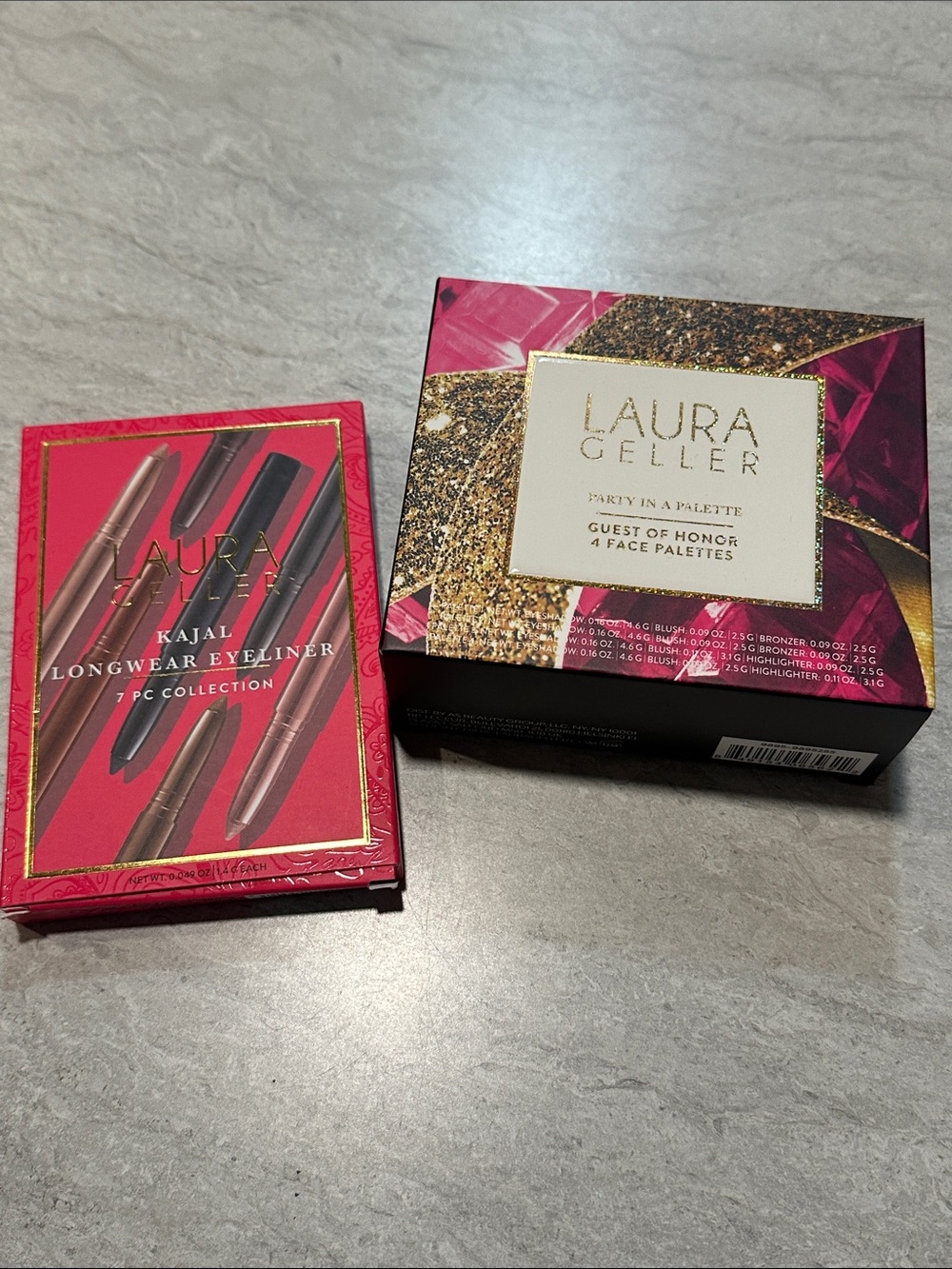 Laura Geller Pink and Gold Eye & Face Palette Duo